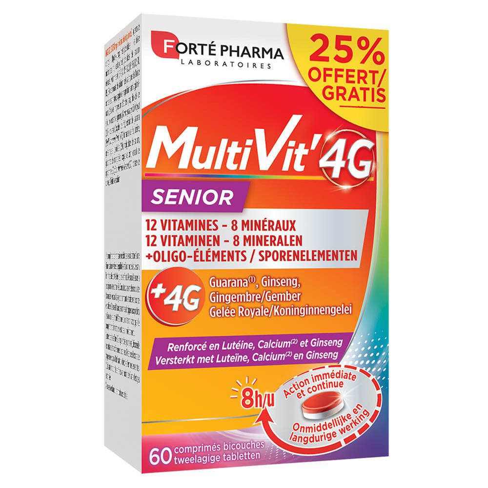 Multivit 4g Senior - 60 Tabletten Promopack