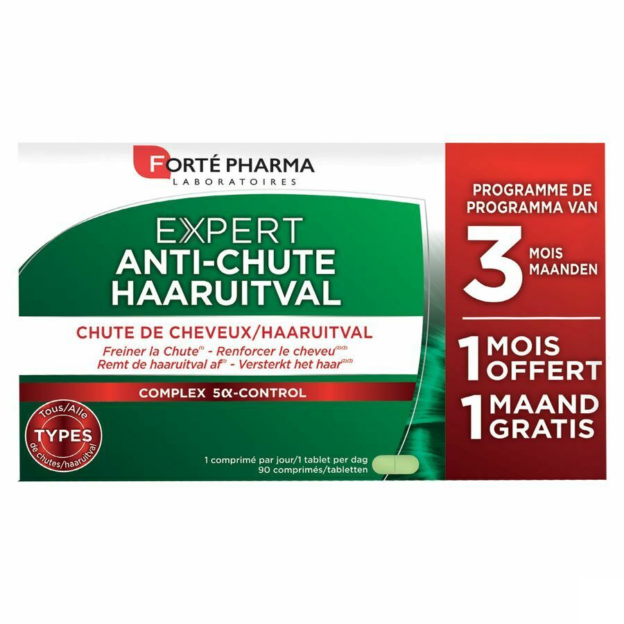 Forté Pharma Expert Haaruitval 3x30 Tabletten PROMO 2+1 Maand Gratis