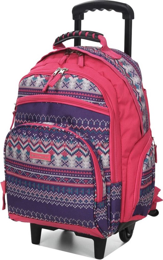 Snowball roller backback FUSHIA One Size