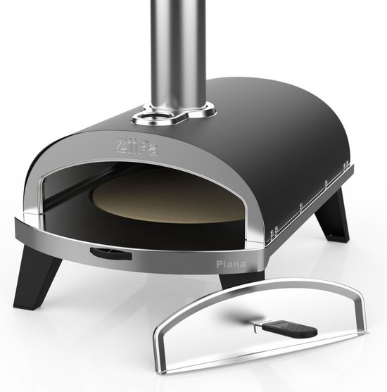 ZiiPa Pizza oven - 40 x 73- 72,5cm - antraciet