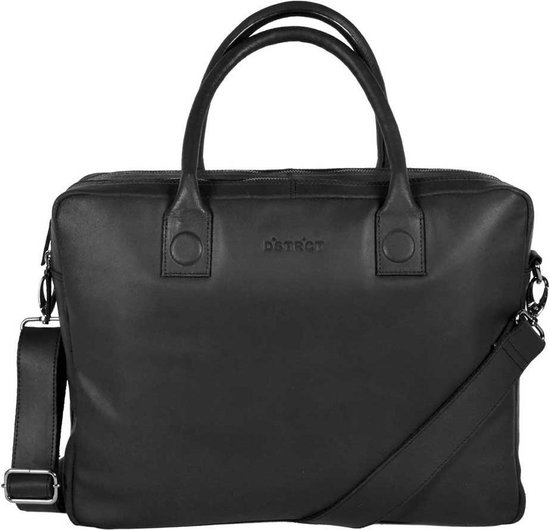 DSTRCT Fletcher Street Business Laptoptas - 15 inch - Zwart