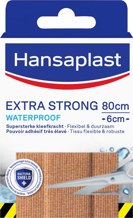 Hansaplast Extra Strong Waterproof 80x6cm Strip