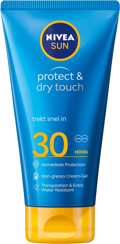 Nivea Sun Protect & Dry Touch Niet Vet Crème-Gel SPF30 175 Crème