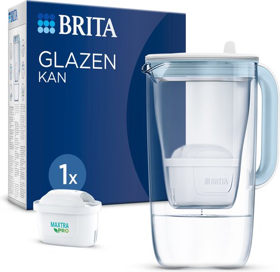 Brita Glas Filterkan + 1 Maxtra Filterpatroon