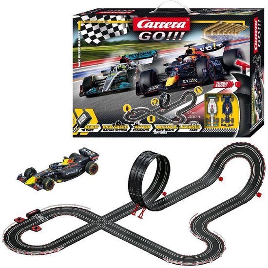 Carrera Go!!! Racebaan - GO!!! Max Performance - Formule 1 World Championship - 10 onderdelen - 1:43