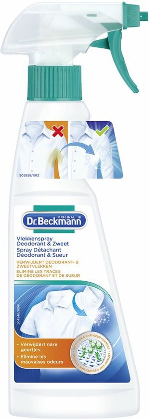Dr Beckmann Vlekkenspray Deodorant & Zweet