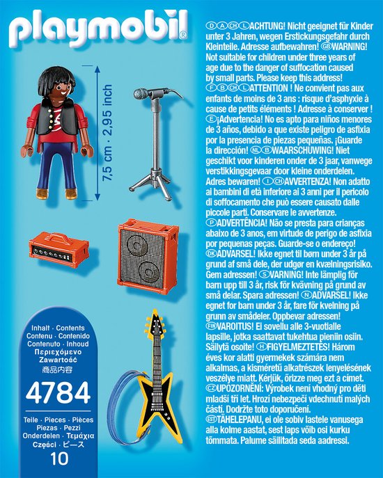 Rockster / Chanteur de rock avec guitare