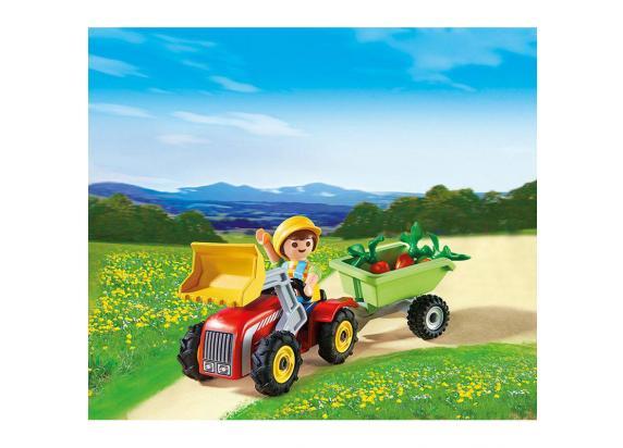 EASTER - JONGEN MET SPEELGOEDTRACTOR / ENFANT AVEC TRACTEUR