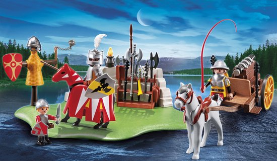 Jubileum Compact Set Riddertornooi met kanontransport / CompactSet  anniversaire "Tournoi des chevaliers avec canon"