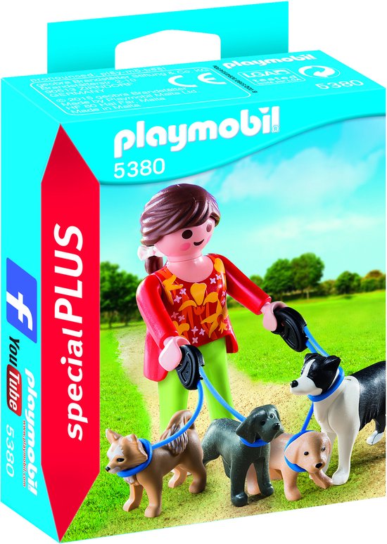 PLAYMOBIL 5380 SPECIAL PLUS HONDENOPPAS / ELEVEUSE DE CHIENS