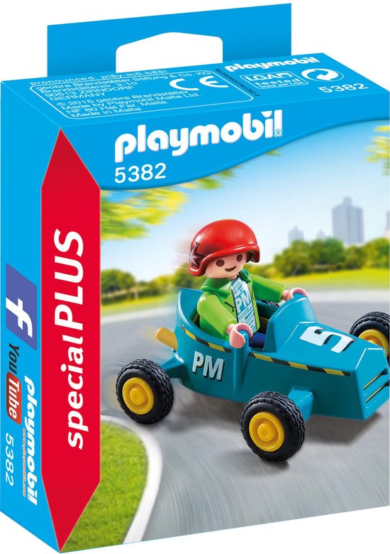 PLAYMOBIL 5382 SPECIAL PLUS JONGEN MET CART / ENFANT ET KART