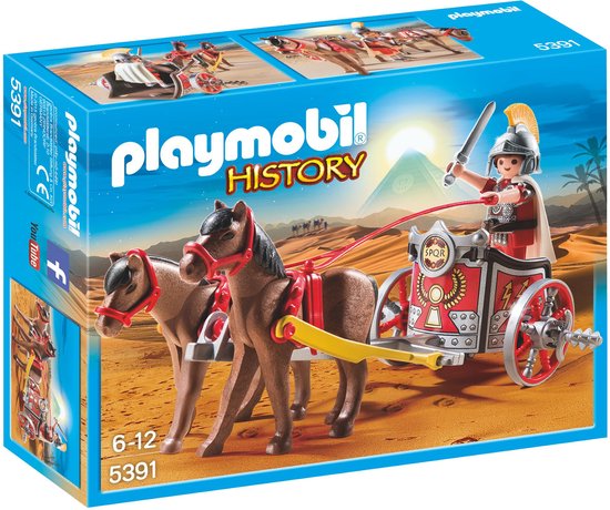 Playmobil History 5391 Char romain avec tribun