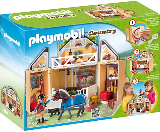 Speelbox "Paardenstal" / Coffre  "Ecurie"