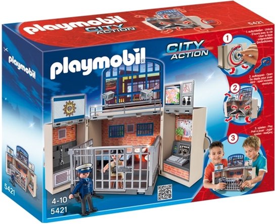 Speelbox "Politiestation" / Coffre "Poste de police"