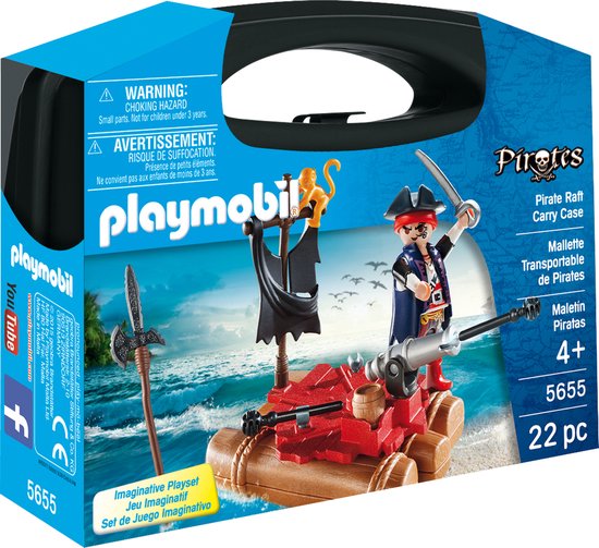 Playmobil Pirates 5655 Pirate Raft Carry Case