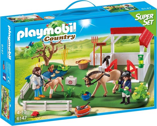 Playmobil SuperSet Eerste Hulp in de stal  - 6147