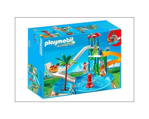 Playmobil Summer Fun 6669 Parc aquatique avec toboggans géants