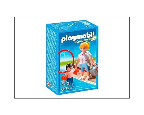 Playmobil Summer Fun 6677 Maître nageuse avec enfant