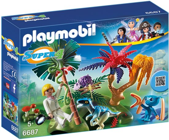 Playmobil Verlaten wereld met Alien en Raptor - 6687