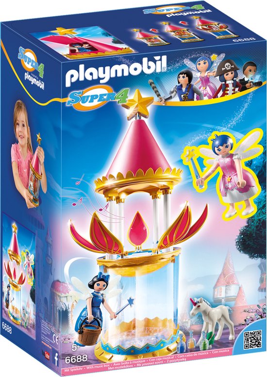 SUPER 4 - MUSICAL FLOWER TOWER WITH TWINKLE AND DONELLA