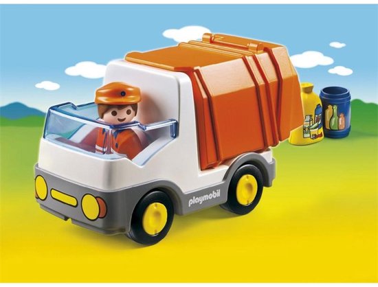 Playmobil 1.2.3 Recycling Truck