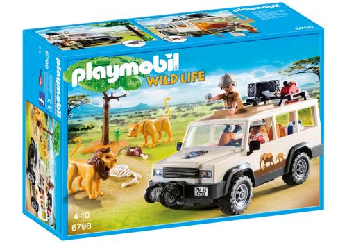 PLAYMOBIL 6798 SAFARI 4X4 MET LIER / 4X4 ET LIONS