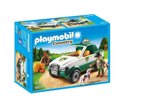 PLAYMOBIL 6812 TERREINWAGEN MET BOSWACHTER / GARDE FORESTIER