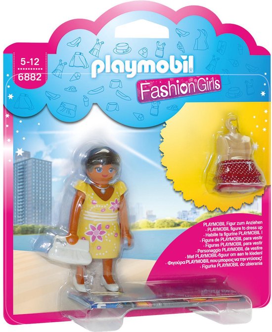 PLAYMOBIL 6882 FASHION GIRL - ZOMER /  TENUE D'ÉTÉ