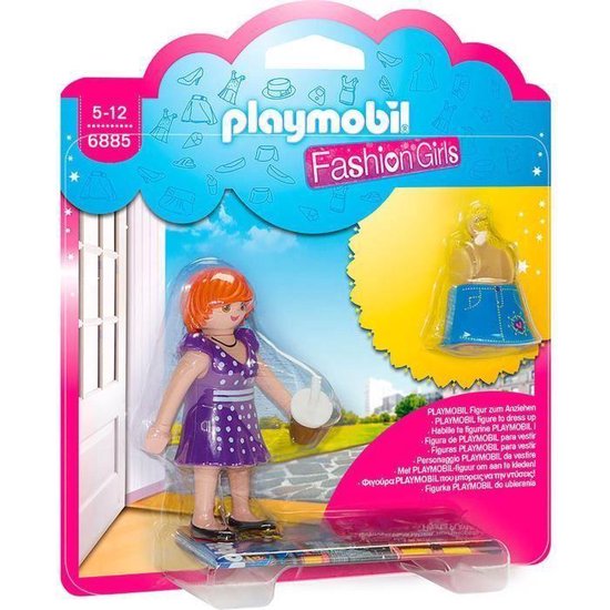 PLAYMOBIL 6885 FASHION GIRL - STAD / TENUE DE VILLE