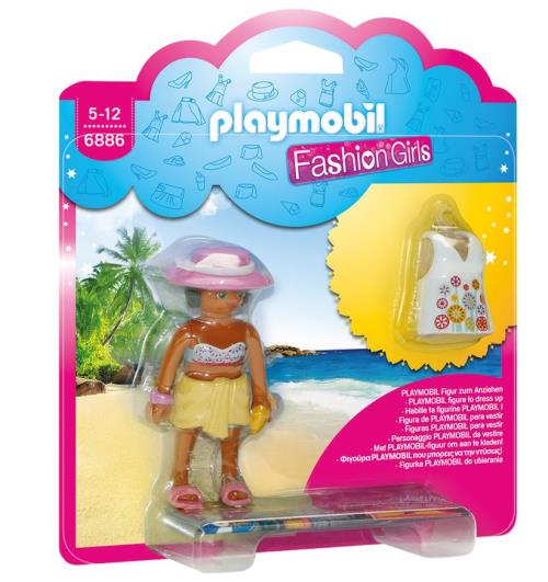 PLAYMOBIL 6886 FASHION GIRL - STRAND / TENUE DE PLAGE