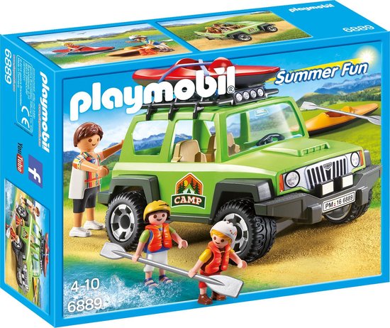 PLAYMOBIL 6889 TERREINWAGEN MET KAJAKS / 4X4 AVEC KAYAKS