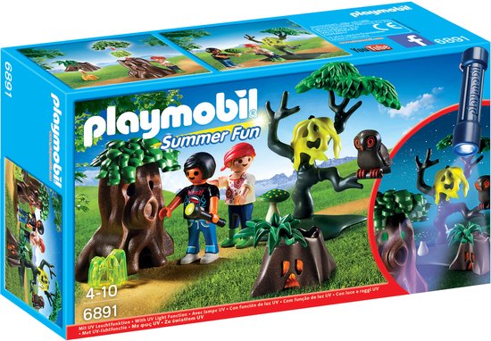 PLAYMOBIL 6891 NACHTDROPPING MET UV-LAMP / ENFANTS ET LAMPE