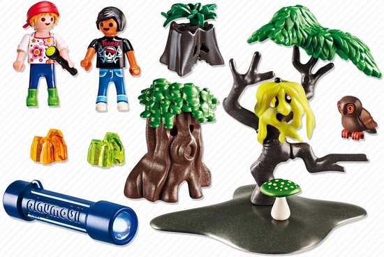 PLAYMOBIL 6891 NACHTDROPPING MET UV-LAMP / ENFANTS ET LAMPE