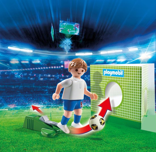 PLAYMOBIL 6898 VOETBALSPELER ENGELAND / JOUEUR ANGLETERRE