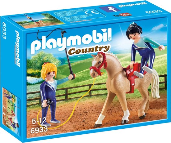 6933 - VOLTIGETEAM MET PAARD / VOLTIGEUSES ET CHEVAL