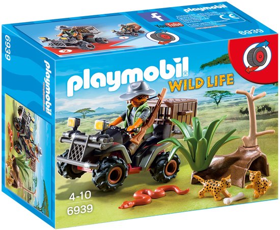PLAYMOBIL 6939 STROPER MET QUAD / BRACONNIER AVEC QUAD