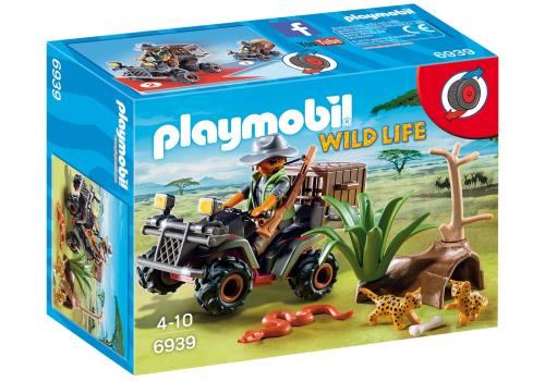 PLAYMOBIL 6939 STROPER MET QUAD / BRACONNIER AVEC QUAD