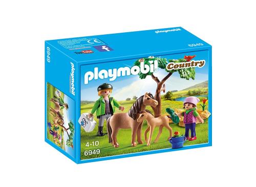 Playmobil Country 6949 Vétérinaire avec enfant et poneys
