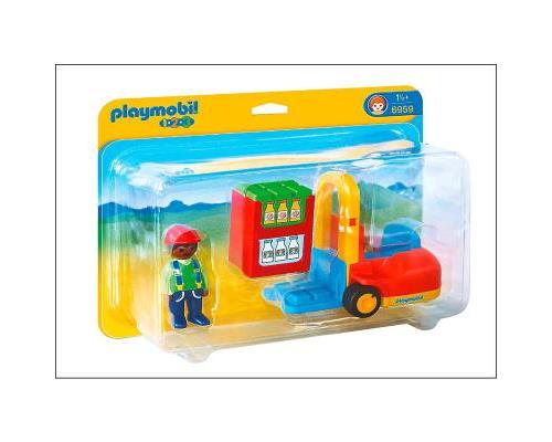 Playmobil 1.2.3 6959 Chariot élévateur