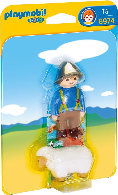 Playmobil 1.2.3 6974 Gardien avec mouton