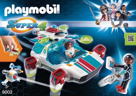 Playmobil Super4 9002 FulguriX avec Gene