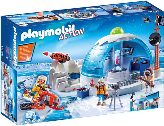 PLAYMOBIL Action - Hoofdkwartier Poolexpeditie constructiespeelgoed 9055
