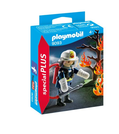 Playmobil Special Plus 9093 Firefighter met boom in brand