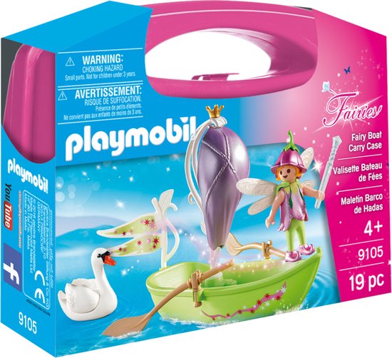 Playmobil 9105 Meeneemkoffer Elf met boot en zwaan