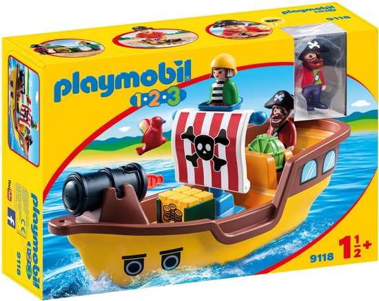 9118 - 1.2.3 Piratenschip  / Bâteau De Pirates