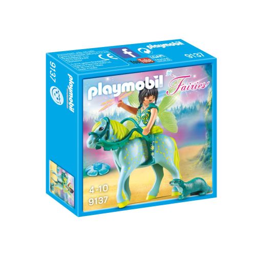 Waterfee met paard / Fée avec cheval