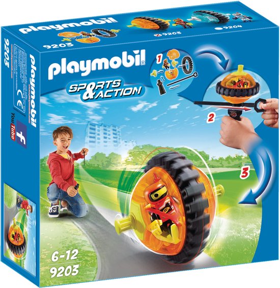 PLAYMOBIL Monobike oranje  - 9203