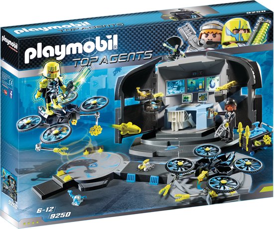 PLAYMOBIL Dr. Drone's commandocentrum  - 9250