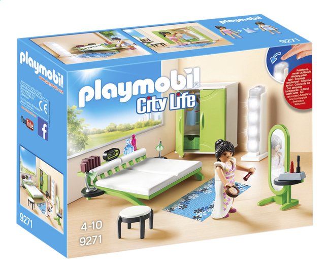 PLAYMOBIL City Life 9271 Slaapkamer met make-up tafel