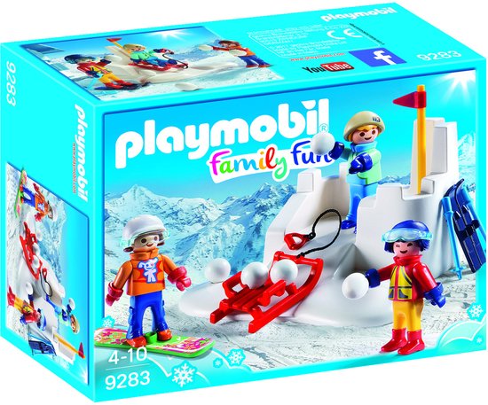 PLAYMOBIL Sneeuwballengevecht  - 9283